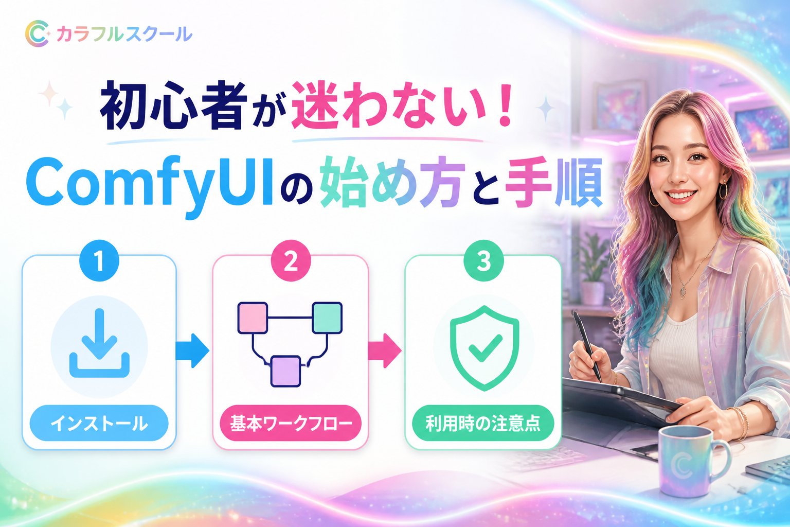 AI制作実務 ComfyUIの始め方（初心者）に必要な基礎知識と全体像